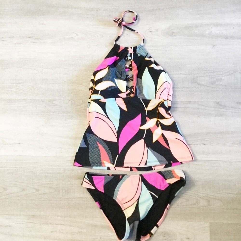Hula Honey Bikini Swimsuit Two Piece Size Small